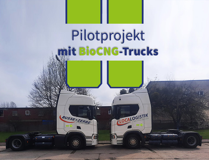 Pilotprojekt mit BioCNG-Truck